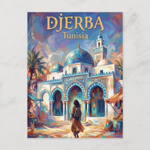 Cartão Postal Sinagoga El Ghriba Tunísia