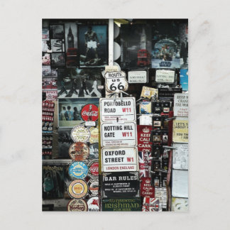 Cartão Postal Sinais antigos movidos