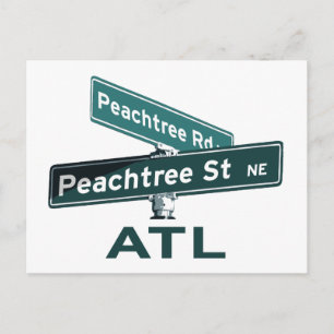 Cartão Postal Sinais da ATL Peachtree