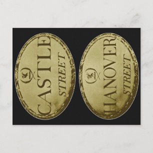 Cartão Postal Sinais da rua Liverpool : cerca do início dos anos