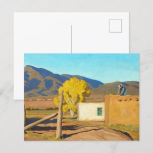Cartão Postal Sinais do outono de 1931 por Maynard Dixon