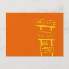 Cartão Postal Sinais em torno da cidade