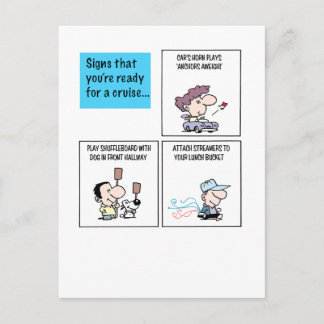 Cartão Postal Sinais que está pronto para um cruzeiro - (b)