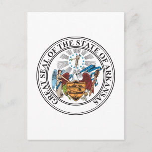 Cartão Postal sinal de Arkansas