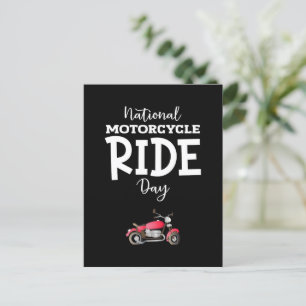 Cartão Postal Sinal de Dia Nacional da Motocicleta