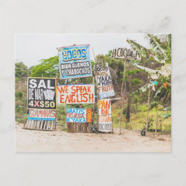 Cartão Postal Sinal de Fruta mexicano