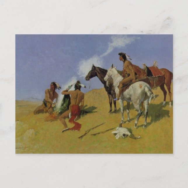 Cartão Postal Sinal de fumaça (Frente)