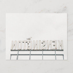 CARTÃO POSTAL SINAL DE MERCADO KENSINGTON, TORONTO, CANADÁ