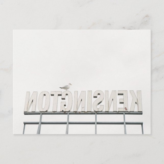 CARTÃO POSTAL SINAL DE MERCADO KENSINGTON, TORONTO, CANADÁ (Frente)