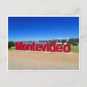 Cartão Postal sinal de montevidéu