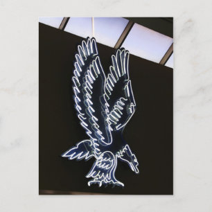 Cartão Postal Sinal de Neon Eagle - Aeroporto de DFW