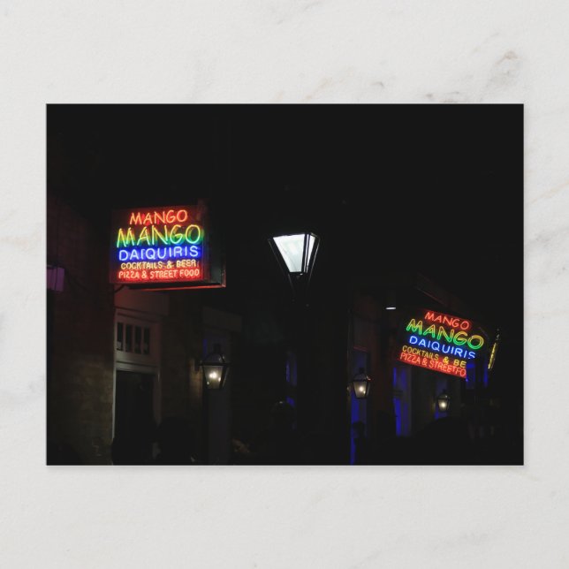 Cartão Postal Sinal de neon nº 8 (Frente)