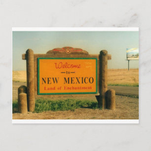 Cartão Postal Sinal de New mexico