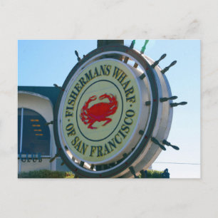 Cartão Postal sinal do cais san fran
