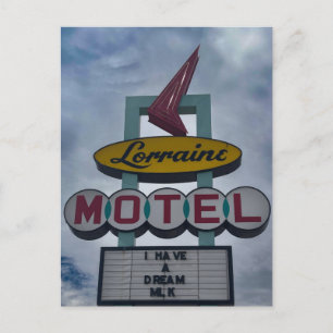 Cartão Postal Sinal do Lorraine Motel