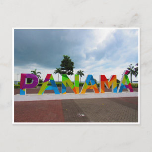 Cartão Postal sinal do panamá