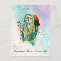 Sinal Zodíaco Escorpião Verde Escorpião