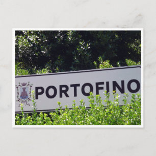 Cartão Postal sinalização portofino