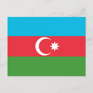 Cartão Postal Sinalizador Azerbaijão