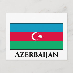 Cartão Postal Sinalizador Azerbaijão