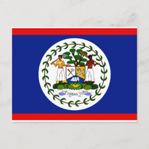 Cartão Postal Sinalizador Belize