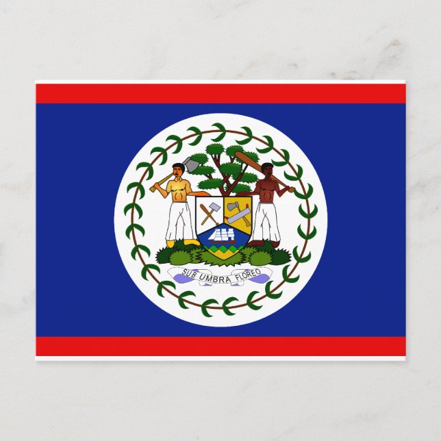 Cartão Postal Sinalizador Belize (Frente)