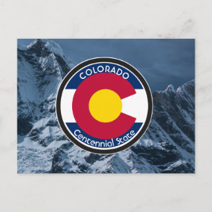 Cartão Postal Sinalizador Circular do Colorado