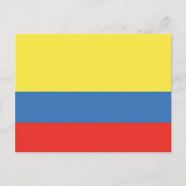 Cartão Postal Sinalizador Colômbia (Frente)