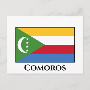 Cartão Postal Sinalizador Comores