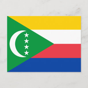 Cartão Postal Sinalizador Comores