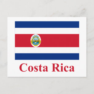 Cartão Postal Sinalizador Costa Rica com Nome