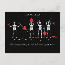 Cartão Postal Sinalizador Da Barba Negra Do CAPITÃO MAYFLOWER