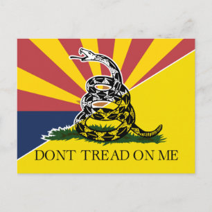 Cartão Postal Sinalizador de arizona e Gadsden