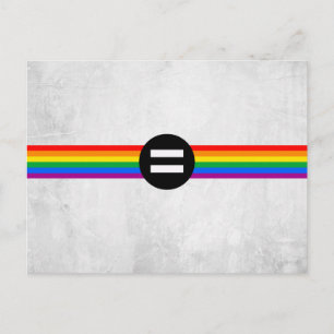 Cartão Postal Sinalizador de Direitos Gays