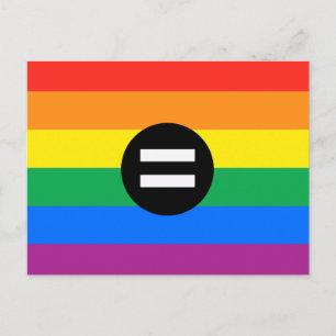 Cartão Postal Sinalizador de Direitos Gays