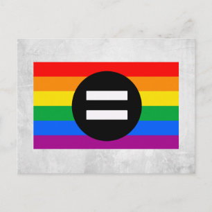Cartão Postal Sinalizador de Direitos Gays