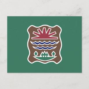 Cartão Postal Sinalizador de Missisquoi Western Abenaki Tribe