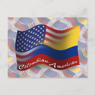 Cartão Postal Sinalizador de Onda Colombiana-Americana