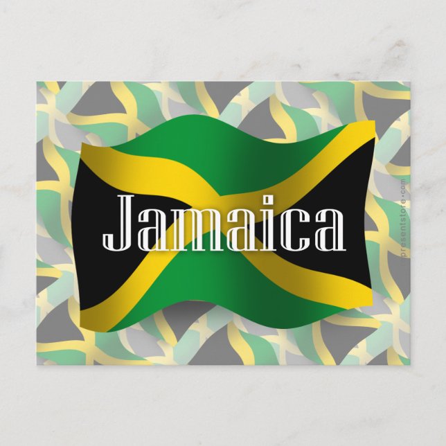 Cartão Postal Sinalizador de Onda Jamaica (Frente)