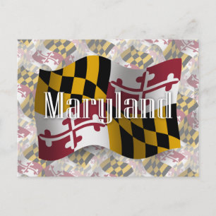 Cartão Postal Sinalizador de Ondas de Maryland