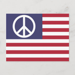 Cartão Postal Sinalizador de Paz dos Estados Unidos