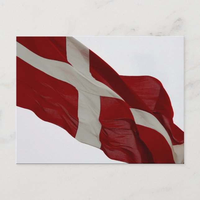 Cartão Postal sinalizador denmark (Frente)