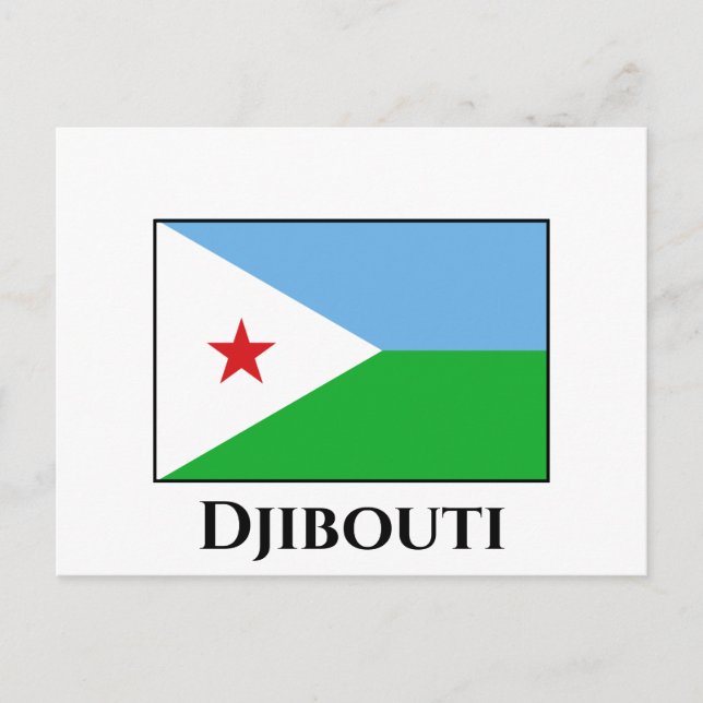 Cartão Postal Sinalizador Djibouti (Frente)