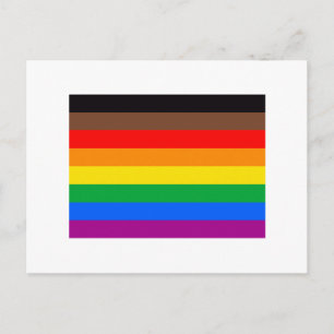 Cartão Postal Sinalizador do Orgulho LGBTQ (8 faixas)