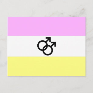 Cartão Postal Sinalizador do Orgulho Twink