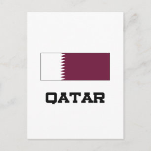 Cartão Postal Sinalizador do Qatar