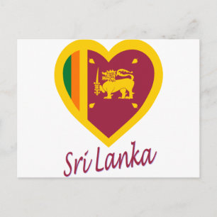 Cartão Postal Sinalizador do Sri Lanka