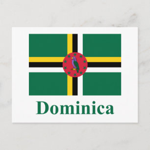 Cartão Postal Sinalizador Dominica com Nome
