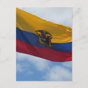 Cartão Postal sinalizador ecuador