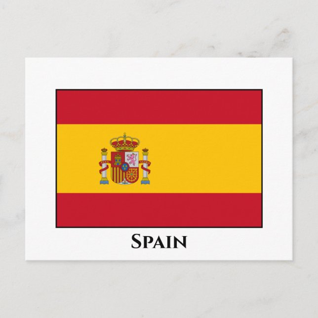 Cartão Postal Sinalizador Espanha (espanhol) (Frente)